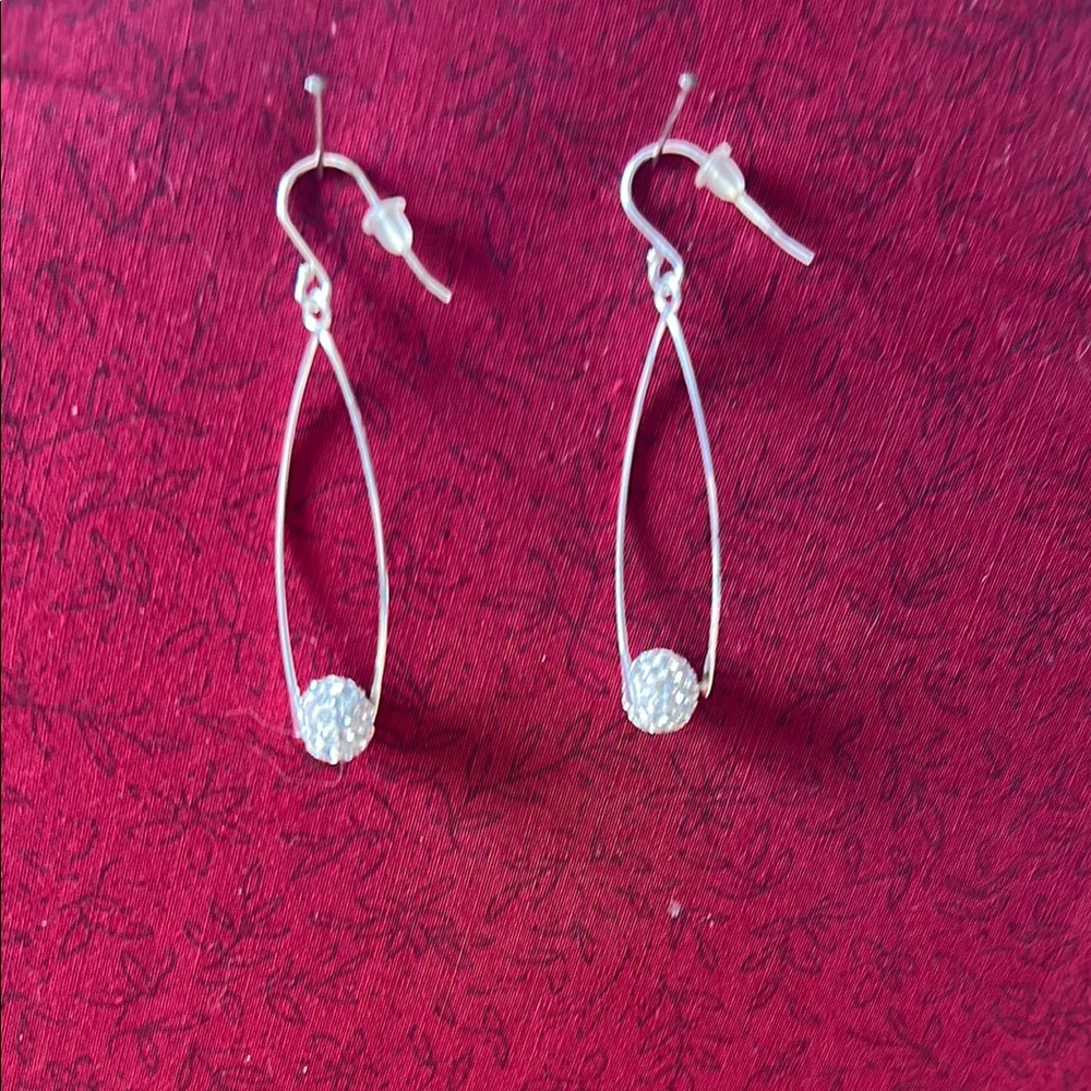 Elegant Silver Drop Earrings